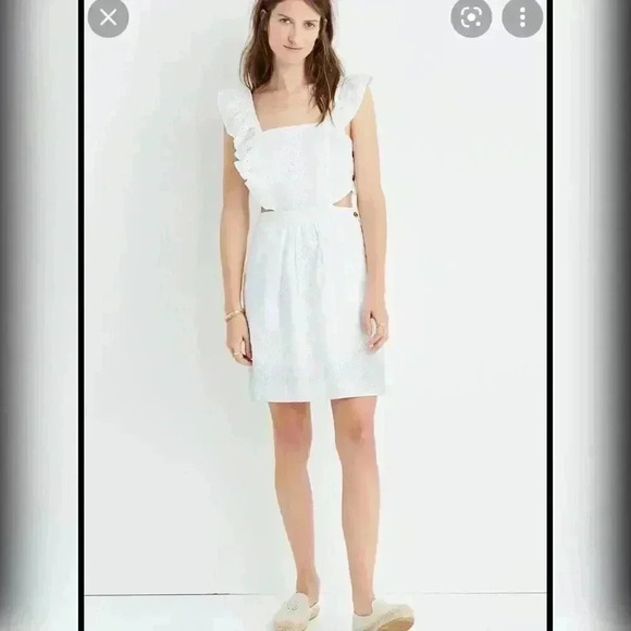 New MADEWELL Eyelet Cutout Dress - Picture 1 of 6